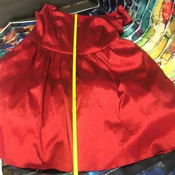 B.Darlin formal dress ruby red plus size 17 - Picture 7 of 9